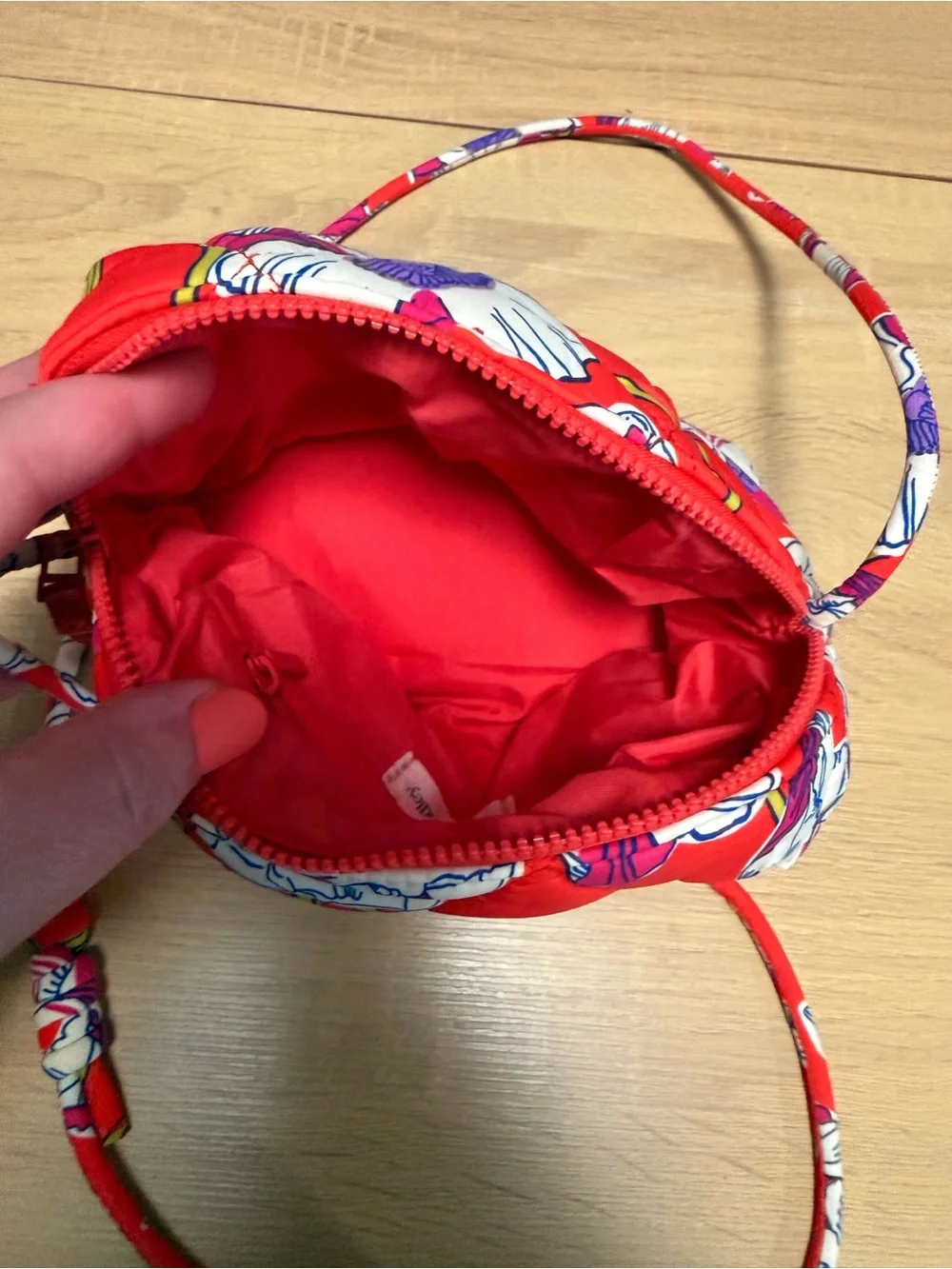 Vera Bradley Quilted Floral Dome Crossbody Bag